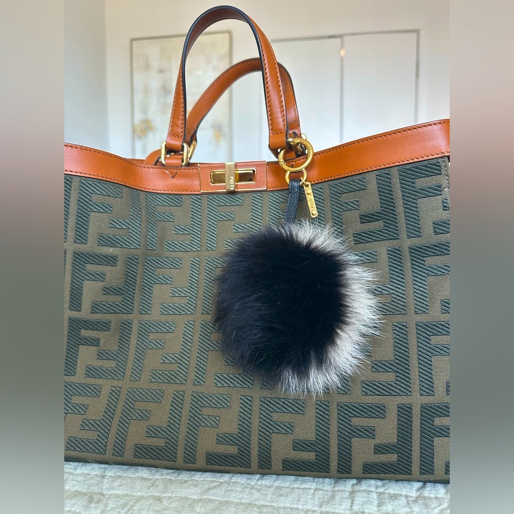 Fendi Fox Fur Pom Pom Bag Charm